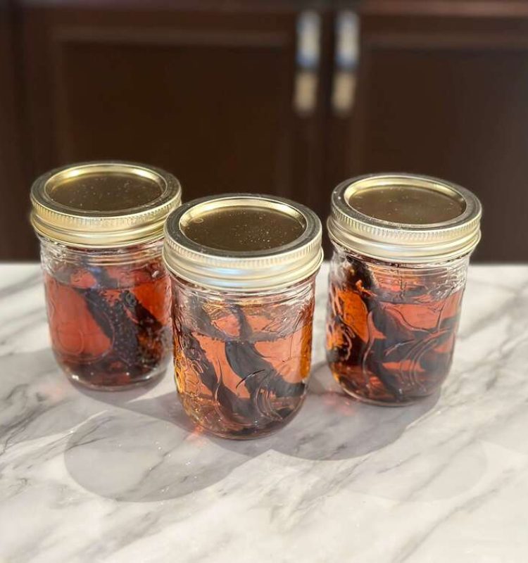 Recette-vanille Pot avec extrait de vanille