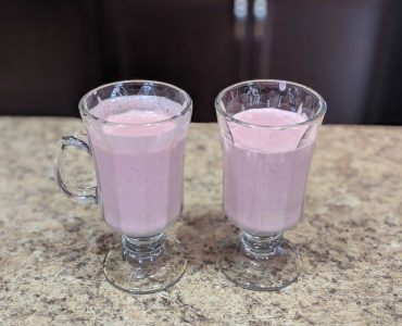 Smoothie-au-yogourt-grec Smoothie au yogourt grec