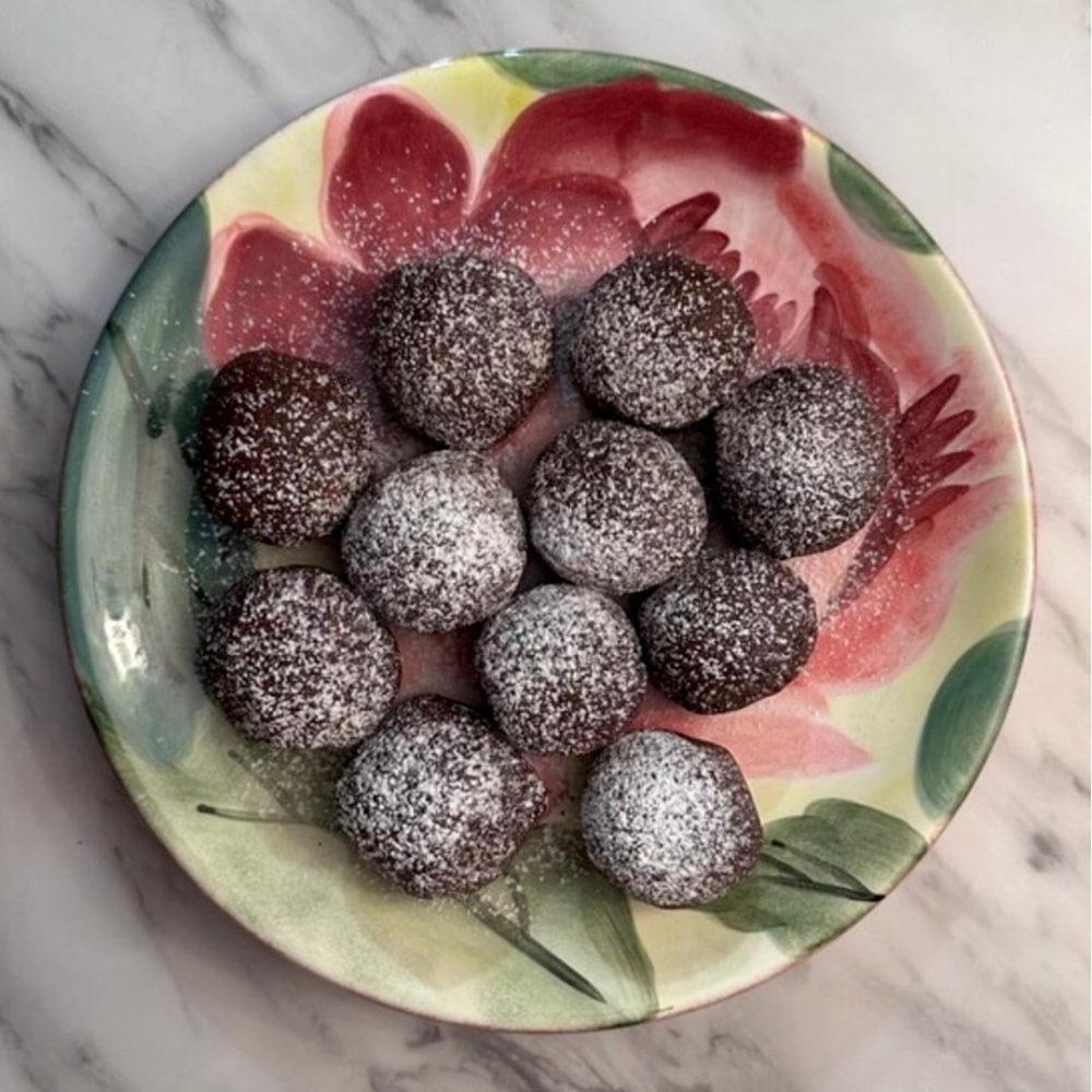 Truffes aux noisettes et chocolat